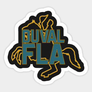 DUVAL FLA Sticker